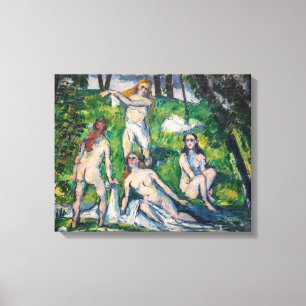 Paul Cezanne - Four Bathers Canvas Print