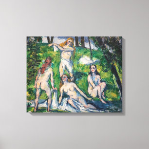 Paul Cezanne - Four Bathers Canvas Print