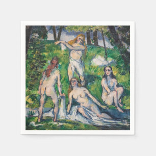 Paul Cezanne - Four Bathers Napkin