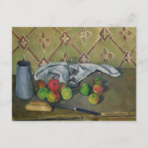 Paul Cezanne Fruit, Serviette and Milk Jug, c.18 Postcard