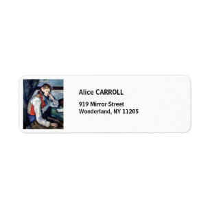 Paul Cezanne - Garçon dans la veste rouge