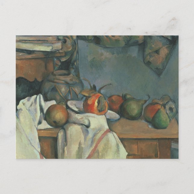 Paul Cezanne - Ginger Pot with Pomegranate Postcard (Front)