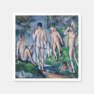 Paul Cezanne - Group of Bathers Napkin