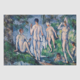 Paul Cezanne - Group of Bathers Tissue Paper