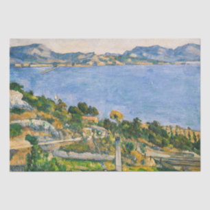 Paul Cezanne - Gulf of Marseille seen from Estaque Tissue Paper