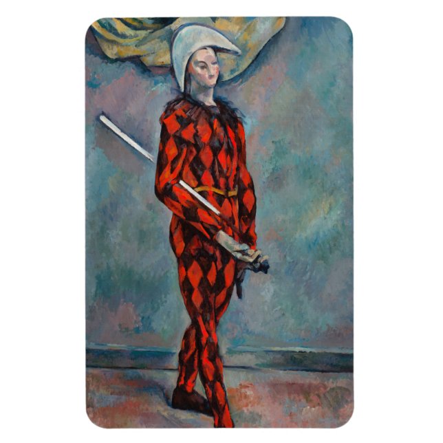 Paul Cezanne - Harlequin Magnet (Vertical)