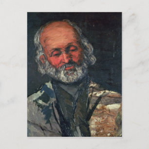 Paul Cezanne Head of an Old Man, c.1866 Postcard