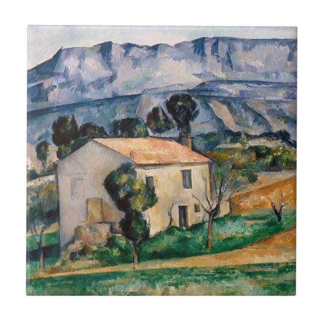 Paul Cezanne - House in Provence Tile (Front)