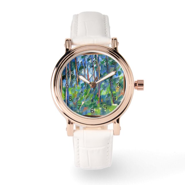 Paul Cezanne: In the Woods, painting by Cezanne Watch (Front)