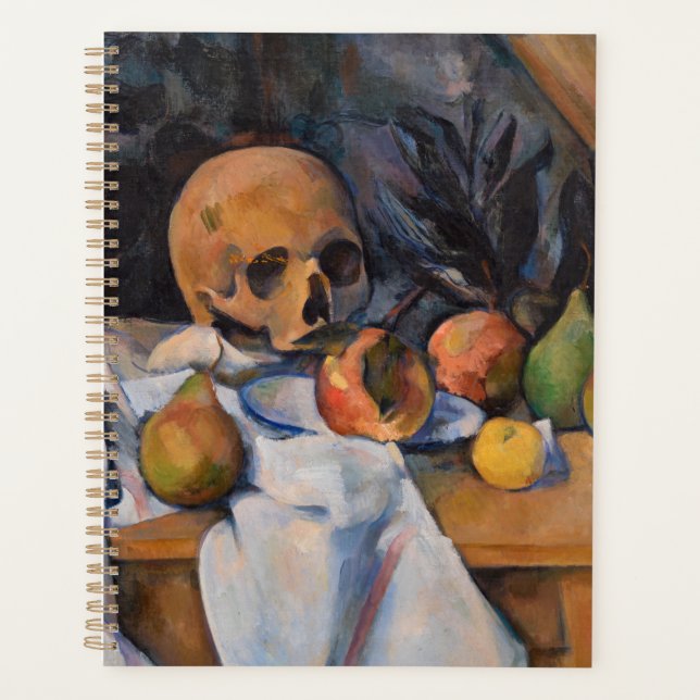 Paul Cezanne - La vie morte avec le crâne (Devant)