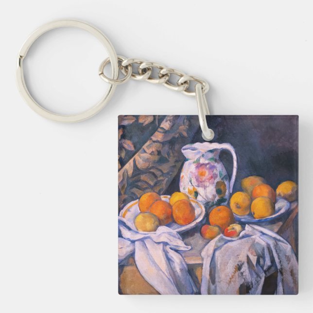 Paul Cezanne - La vie morte avec un rideau (Devant)