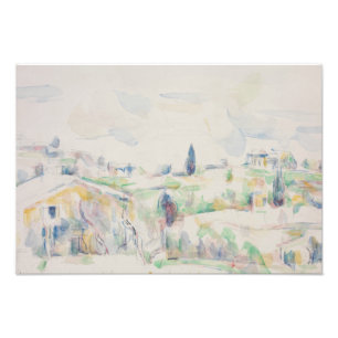 Paul Cezanne - Landscape in Provence Photo Print
