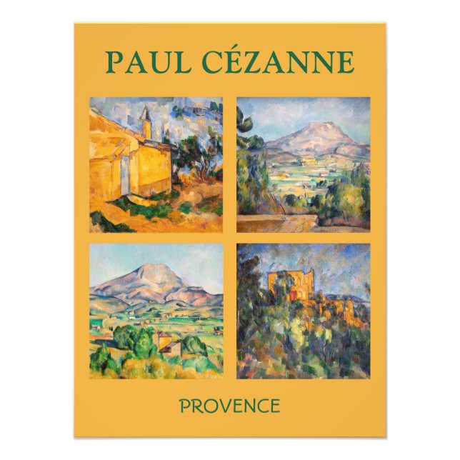 Paul Cezanne - Landscape Masterpieces Selection Photo Print (Front)