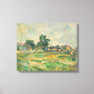 Paul Cezanne Landscape near Paris, c. 1876 (oil Canvas Print