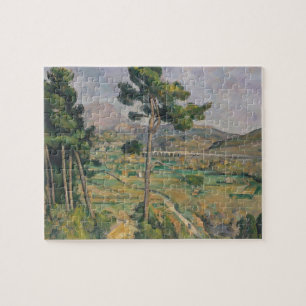 Paul Cezanne Landscape with viaduct Jigsaw Puzzle
