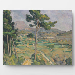 Paul Cezanne Landscape with viaduct Plaque