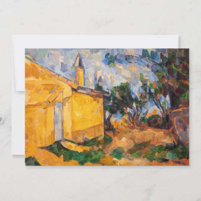 Paul Cezanne - Le Cabanon de Jourdan Invitation (Front)