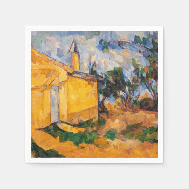 Paul Cezanne - Le Cabanon de Jourdan Napkin (Front)