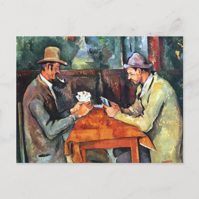 Paul Cézanne, Les joueurs de carte (Postcard) Postcard (Front)