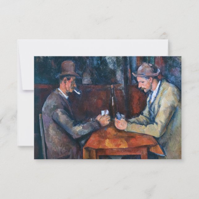 Paul Cezanne - Les Joueurs De Cartes (Devant)
