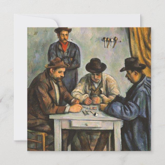 Paul Cezanne - Les Joueurs De Cartes (Devant)