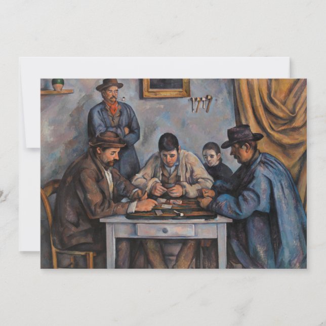 Paul Cezanne - Les Joueurs De Cartes (Devant)