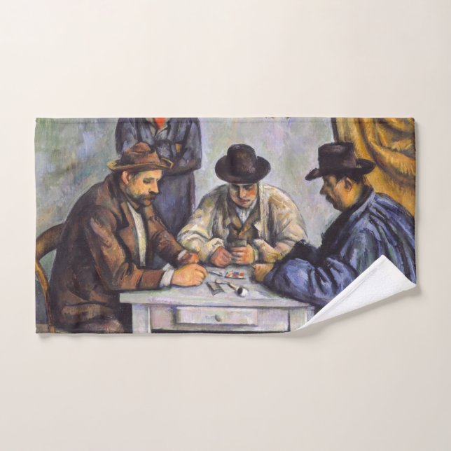 Paul Cezanne - Les Joueurs De Cartes (Serviette à main)