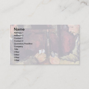 Paul Cezanne - Les Joueurs De Cartes Peinture D'Ar