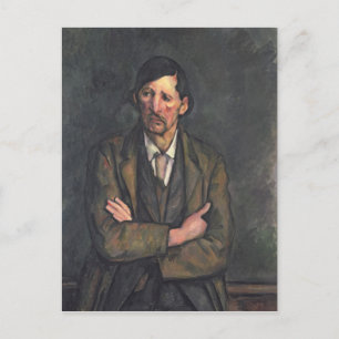 Paul Cezanne Man with Crossed Arms, c.1899 Postcard