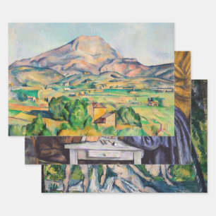 Paul Cezanne  - Masterpieces Selection Wrapping Paper Sheet
