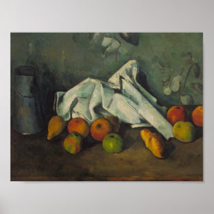 Paul Cezanne - Milk Can and Apples Poster