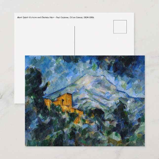Paul Cezanne - Mont Saint-Victoire & Chateau Noir Postcard (Front/Back)