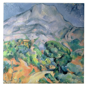 Paul Cezanne   Mont Sainte-Victoire, 1900 Tile