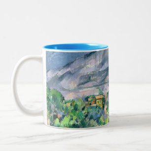 Paul Cezanne Mont Sainte-Victoire, 1900 Two-Tone Coffee Mug