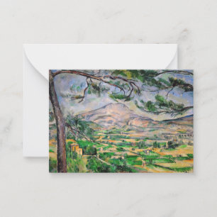 Paul Cezanne - Mont Sainte-Victoire and Large Pine Card