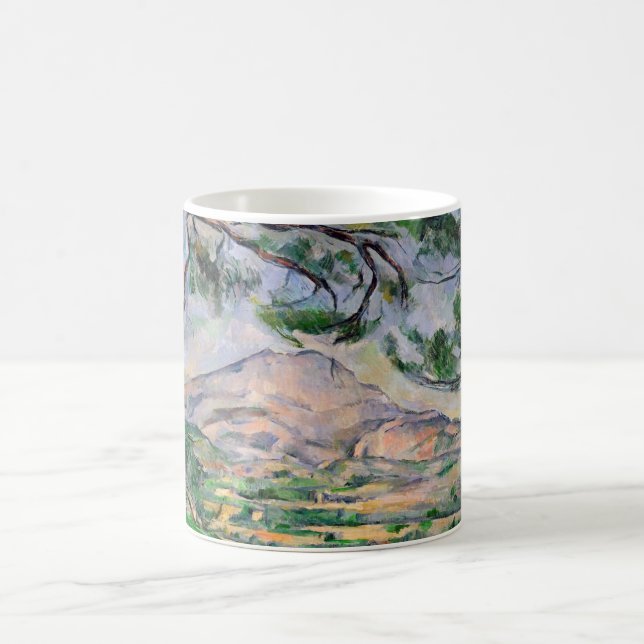 Paul Cezanne - Mont Sainte-Victoire and Large Pine Coffee Mug (Center)