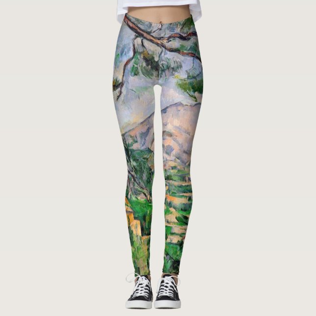 Paul Cezanne - Mont Sainte-Victoire and Large Pine Leggings (Front)