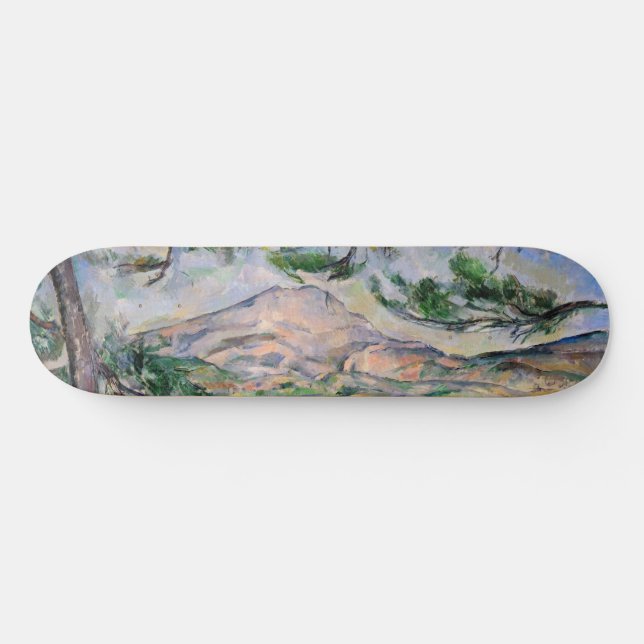Paul Cezanne - Mont Sainte-Victoire and Large Pine Skateboard (Horz)