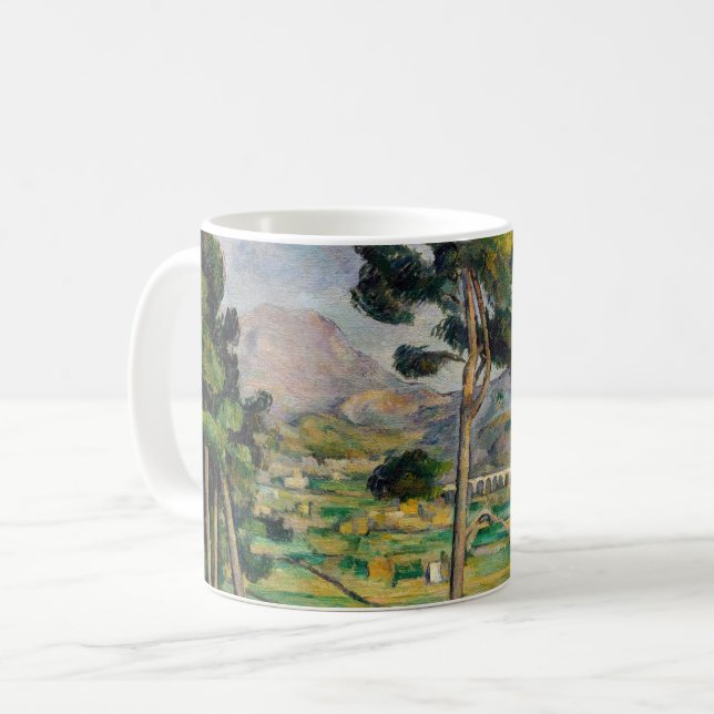 Paul Cezanne - Mont Sainte-Victoire and Viaduct Coffee Mug (Front Left)