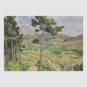Paul Cezanne - Mont Sainte-Victoire and Viaduct Tissue Paper