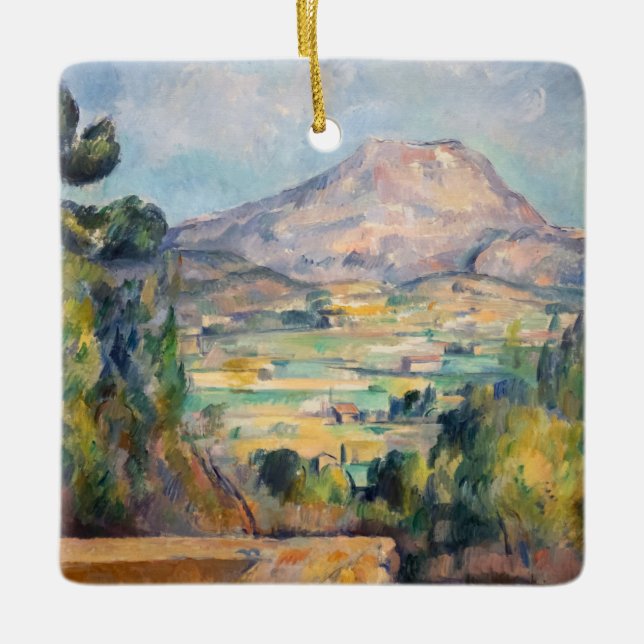 Paul Cezanne - Mont Sainte-Victoire Ceramic Ornament (Front)