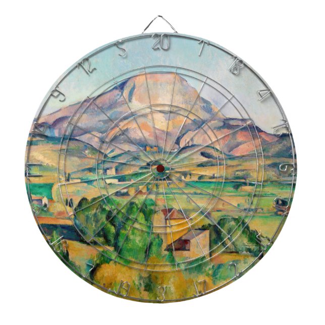 Paul Cezanne - Mont Sainte-Victoire Dartboard (Front)