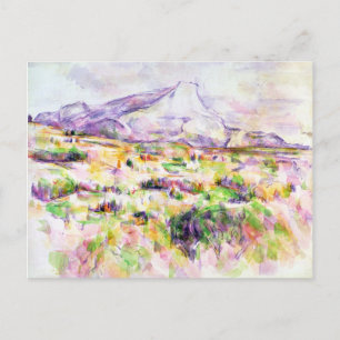 Paul Cezanne Mont Sainte-Victoire from Les Lauve Postcard