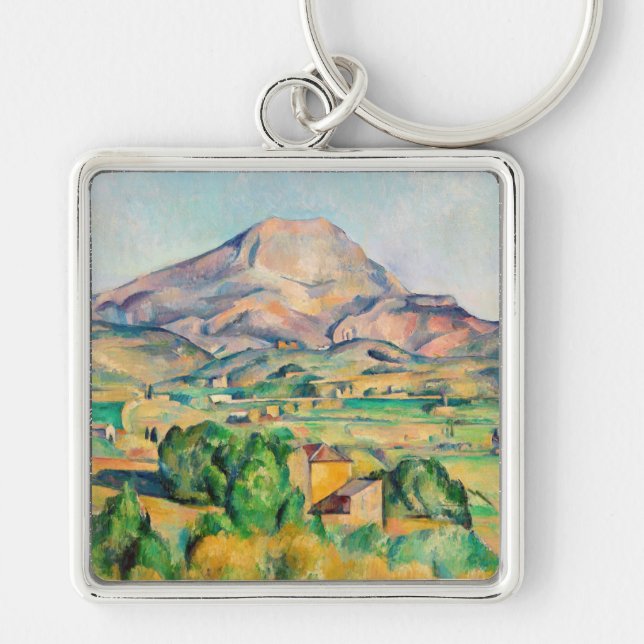 Paul Cezanne - Mont Sainte-Victoire  Keychain (Front)
