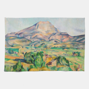 Paul Cezanne - Mont Sainte-Victoire Kitchen Towel