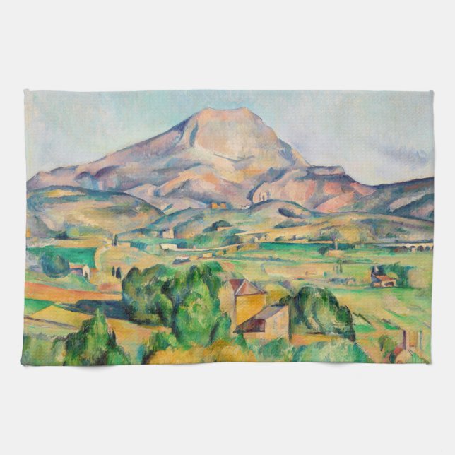 Paul Cezanne - Mont Sainte-Victoire Kitchen Towel (Horizontal)