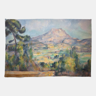 Paul Cezanne - Mont Sainte-Victoire Kitchen Towel