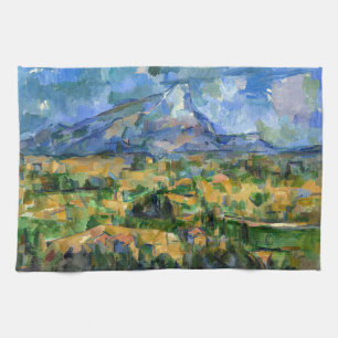 Paul Cezanne - Mont Sainte-Victoire Kitchen Towel