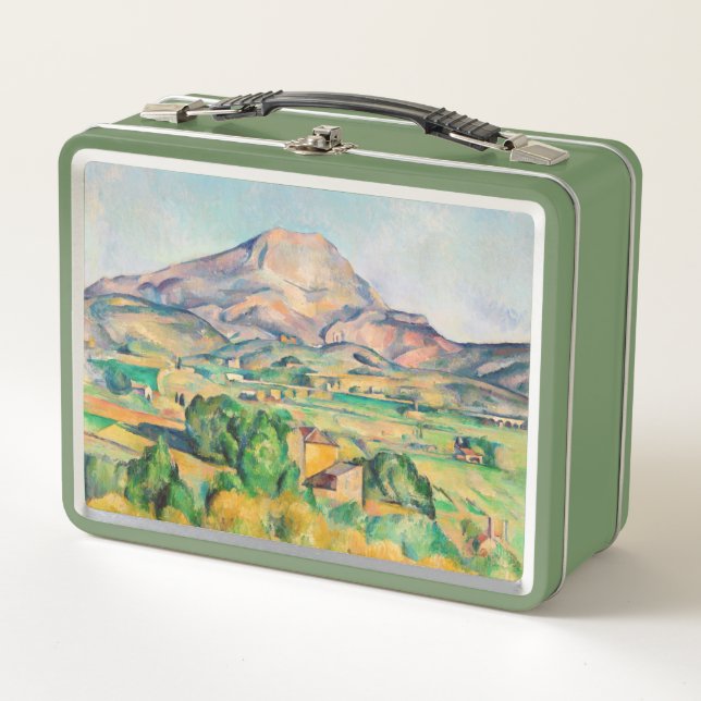 Paul Cezanne - Mont Sainte-Victoire Metal Lunch Box (Front)