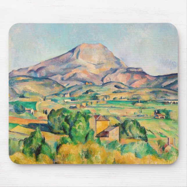 Paul Cezanne - Mont Sainte-Victoire Mouse Pad (Front)